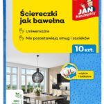 Ściereczki jak bawełna JAN NIEZBĘDNY, 10 szt., mix kolorów