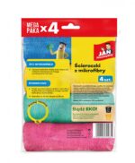 Ściereczki z mikrofibry JAN NIEZBĘDNY, 4 szt., mix - obrazek 2