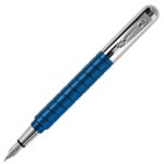Pióro wieczne GM, kolekcja Officina END MILL BICHROME, niebieskie - obrazek 2