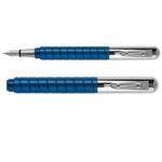 Pióro wieczne GM, kolekcja Officina END MILL BICHROME, niebieskie - obrazek 3