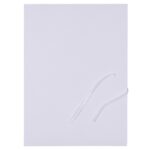 Teczka wiązana OFFICE PRODUCTS Budget, karton, A4, 250gsm, 3-skrz., biała