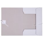 Teczka wiązana OFFICE PRODUCTS Budget, karton, A4, 250gsm, 3-skrz., biała - obrazek 2