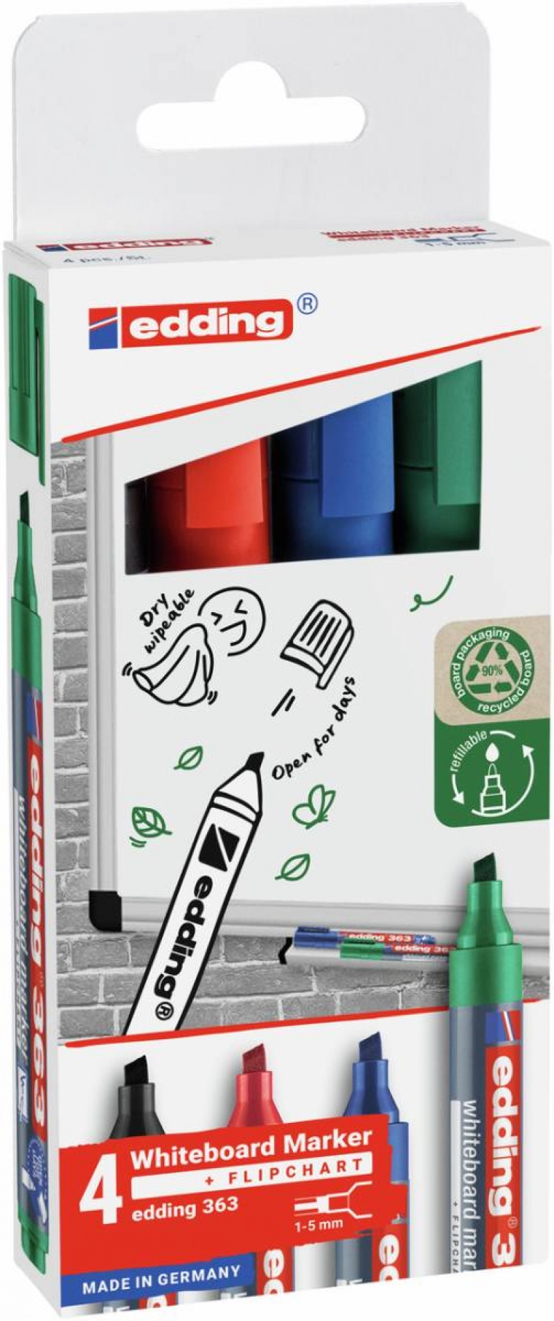 360969-381941-marker_do_tablic_suchoscieralnych_e_363_eddi-800w Marker do tablic suchościeralnych e-363 EDDING, 1-5 mm, 4 szt., mix kolorów - obrazek 1