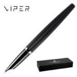 Pióro wieczne DIPLOMAT Viper, guilloche, F, czarne - obrazek 3