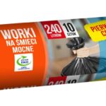 Worki na śmieci PIERWSZA CENA, mocne, 240 l, 10 szt., czarne