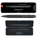 Długopis CARAN D'ACHE 849 XL, Black Code, czarny - obrazek 5