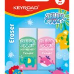 Gumka do ścierania KEYROAD Jelly Fun, ombre, 2 szt., blister, mix kolorów