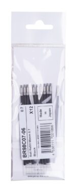 Wkład do długopisu PENAC Sleek Touch, Side101, Pepe, RBR, RB085, CCH3 0,7mm, czarny - obrazek 3