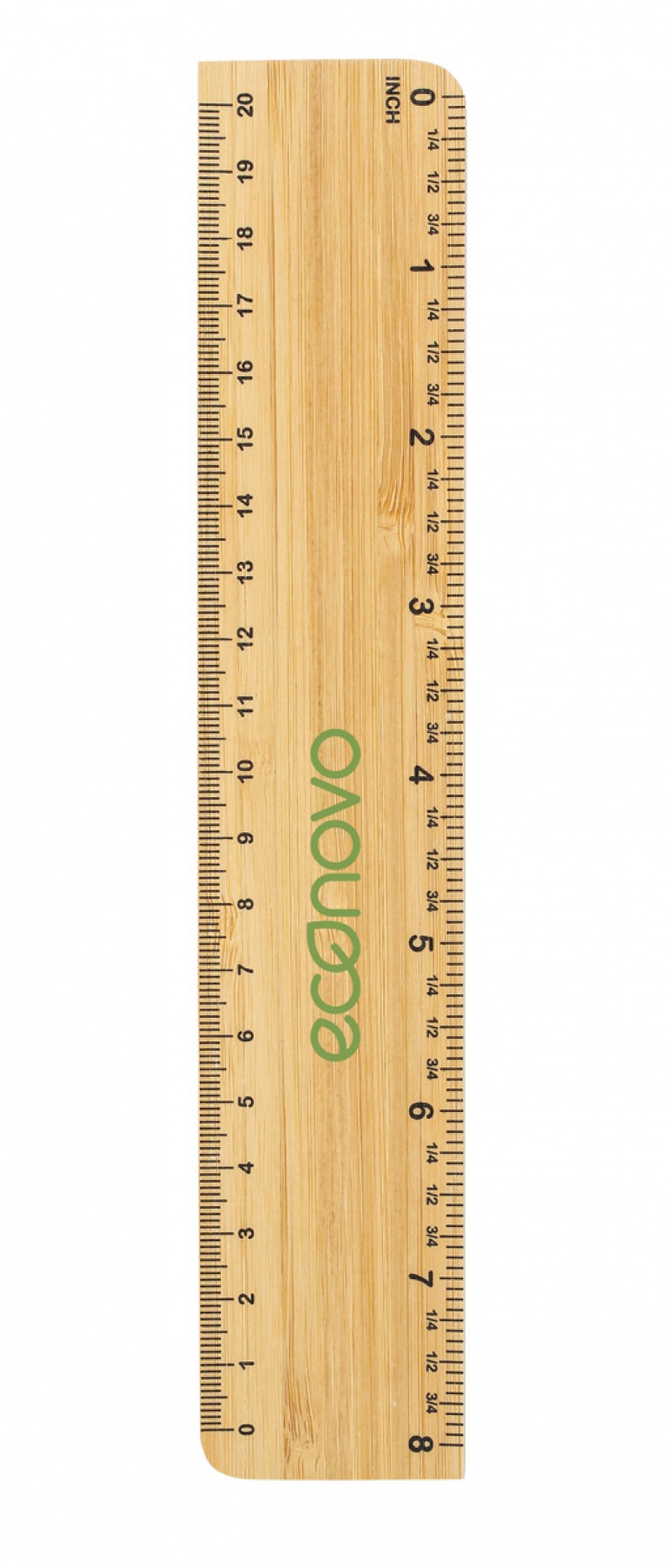 373082-392803-linijka_econovo_20cm_100_z_biodegradowalnego-800w Linijka ECONOVO, 20cm, 100% z biodegradowalnego bambusa, naturalny - obrazek 1