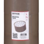 Taśma pakowa OFFICE PRODUCTS, 48mm x 50y, 36mic, 3szt., brązowa