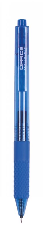 Długopis automatyczny żelowy OFFICE PRODUCTS, gr. linii 0,25mm, dł. linii 1200m, niebieski