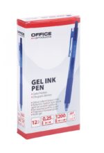 Długopis automatyczny żelowy OFFICE PRODUCTS, gr. linii 0,25mm, dł. linii 1200m, niebieski - obrazek 4