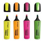 Zakreślacz KEYROAD Fluo Neon, 1-5 mm, 4 szt., etui, mix kolorów - obrazek 2