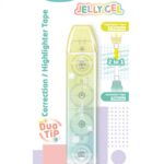 Korektor i zakreślacz w taśmie KEYROAD Jelly Gel, blister