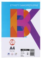Etykiety KBK, 118x118mm, białe, 100 ark. - obrazek 2