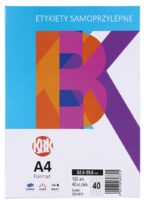 Etykiety KBK, 52,5x29,6mm, białe, 100 ark. - obrazek 2