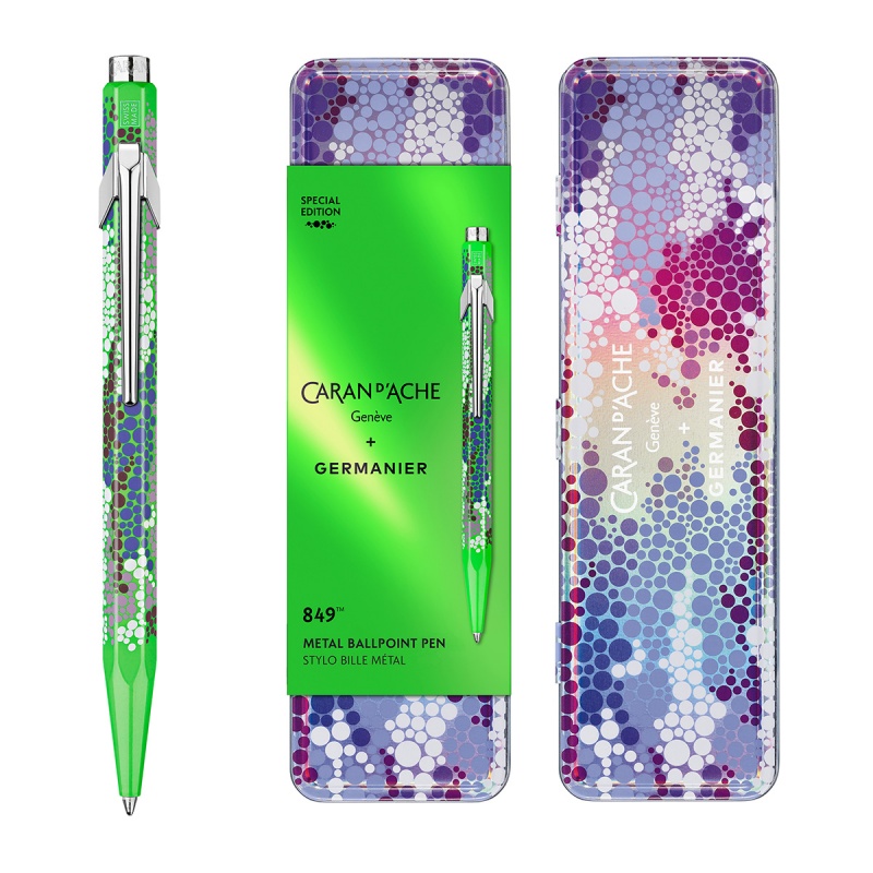 377989-393487-dlugopis_caran_d_ache_849_germanier_w_pudelk-800w Długopis CARAN D'ACHE 849 Germanier, w pudełku, zielony neonowy - obrazek 1