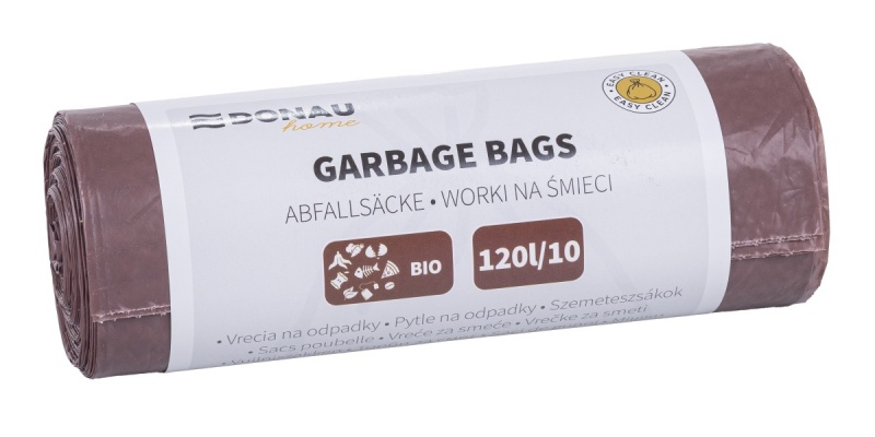 378310-395281-worki_na_smieci_donau_home_do_segregacji_odp-800w Worki na śmieci DONAU HOME, do segregacji, odpady BIO (LDPE), 120l, 10 szt., brązowe - obrazek 1