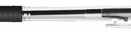 Długopis LINC Tip Top Grip, śr. kulki 0,7mm, gr. linii 0,3mm, czarny