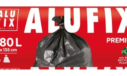 Worki na śmieci ALUFIX Profi, LDPE, 280l, 5 szt., czarne