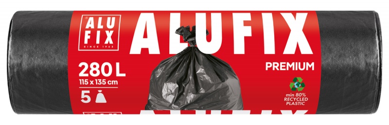 389421-403633-worki_na_smieci_alufix_profi_ldpe_280l_5_szt-800w Worki na śmieci ALUFIX Profi, LDPE, 280l, 5 szt., czarne - obrazek 1