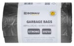 Worki na śmieci DONAU HOME, mocne (LDPE), 35l, 50 szt., czarne - obrazek 2