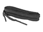 Sznurowadła VM FOOTWEAR,płaskie, 90 cm, czarno-szare - obrazek 2