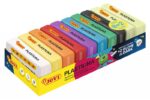 Zestaw plasteliny JOVI, 10x50g, 8 kolorów basic + 2 świecące w ciemności, mix kolorów