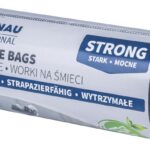 Worki na śmieci DONAU PROFESSIONAL, wytrzymałe, mocne, 240l, 10 szt., czarne