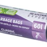 Worki na odpady DONAU EXPERT, klasyczne, LDPE, 60l, 10 szt., czarne