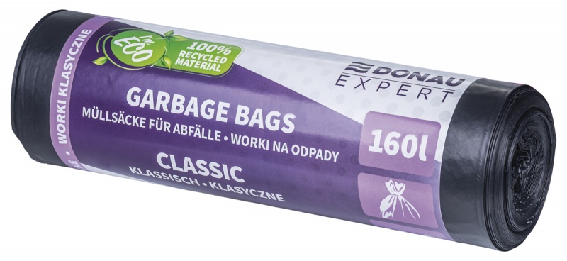 400174-410229-worki_na_odpady_donau_expert_klasyczne_ldpe_-800w Worki na odpady DONAU EXPERT, klasyczne, LDPE, 160l, 10 szt., czarne - obrazek 1