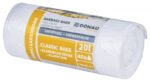 Worki na śmieci DONAU HOME, uniwersalne, łazienkowe, 20l, 40 szt., białe
