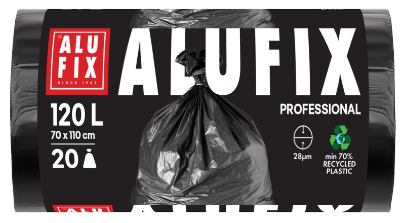 401488-412263-worki_na_smieci_alufix_professional_ldpe_70x-800w Worki na śmieci ALUFIX Professional, LDPE, 70x110cm, 28 μm, 120l, 20 szt., czarne - obrazek 1