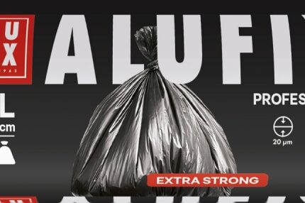 Worki na śmieci ALUFIX Professional, LDPE, 50x60cm, 20 μm, 35l, 15 szt., czarne