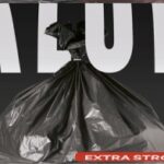 Worki na śmieci ALUFIX Professional, LDPE, 110x125cm, 30 μm, 240l, 10 szt., czarne