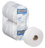 Papier toaletowy Jumbo SCOTT Essential, 2-warstwowy, 6 rolek x 1053 listki, biały