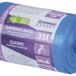 Worki na odpady DONAU EXPERT, klasyczne, LDPE, 35l, 50 szt., niebieskie