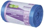 Worki na odpady DONAU EXPERT, klasyczne, LDPE, 120l, 50 szt., niebieskie