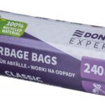 Worki na odpady DONAU EXPERT, klasyczne, LDPE, 240l, 10 szt., czarne