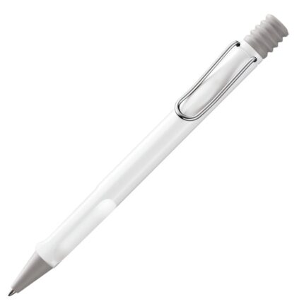 Długopis LAMY Safari 219, M, z niebieskim wkładem, biały