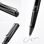 Pióro kulkowe LAMY Safari 319, M, z niebieskim wkładem, czarne - obrazek 4