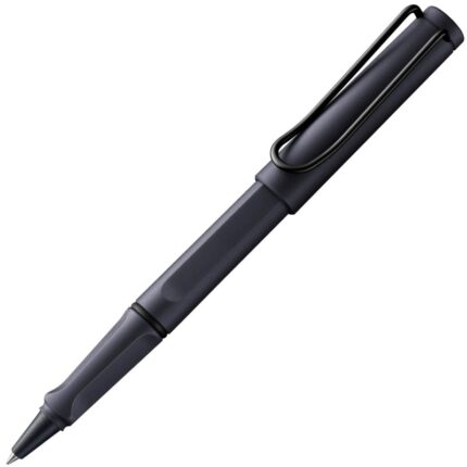 Pióro kulkowe LAMY Safari 3E2, M, z czarnym wkładem, grafitowo-czarne