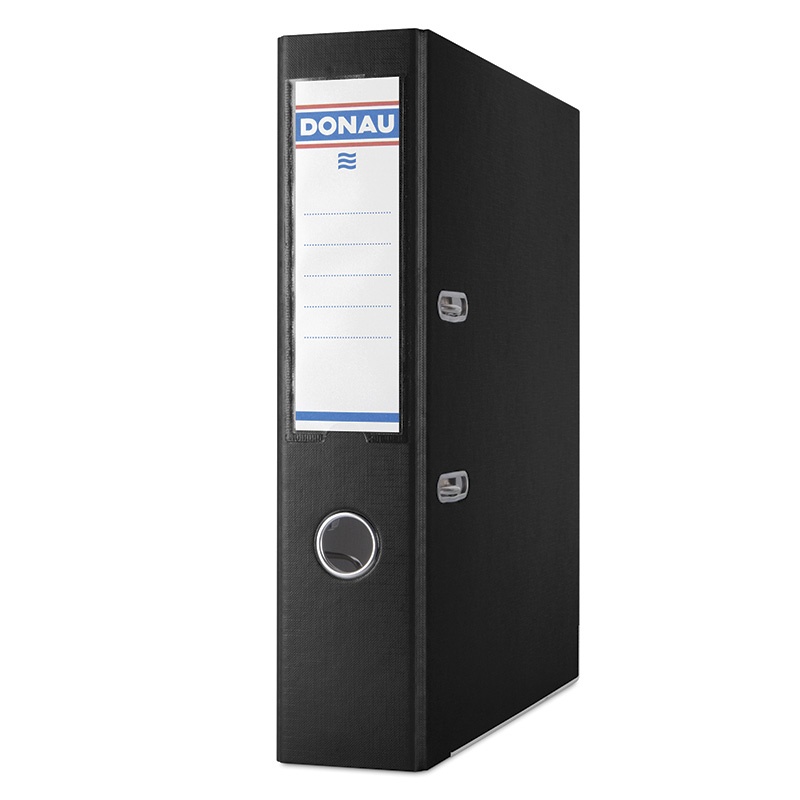 70437-14591-segregator_donau_premium_pp_a4_75mm_czarny-800w Segregator DONAU Premium-S, PP, A4/75mm, czarny - obrazek 1