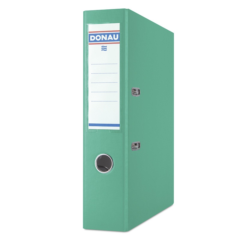 70481-18463-segregator_donau_premium_pp_a4_75mm_turkusowy-800w Segregator DONAU Premium-S, PP, A4/75mm, turkusowy - obrazek 1