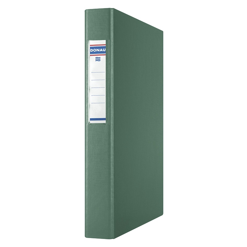 71215-14707-segregator_ringowy_donau_pp_a4_4r_25mm_zielony-800w Segregator ringowy DONAU, PP, A4/4R/25mm, zielony - obrazek 1