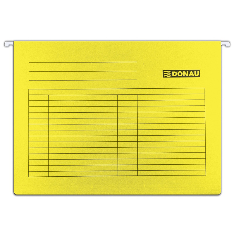 71644-15030-teczka_zawieszkowa_donau_a4_230gsm_zolta-800w Teczka zawieszkowa DONAU, A4, 230gsm, żółta - obrazek 1