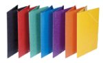 Teczka z gumką DONAU, preszpan, A4, 390gsm, 3-skrz., pomarańczowa - obrazek 2