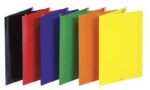 Teczka z gumką DONAU, karton, A4, 400gsm, 3-skrz., czarna - obrazek 2