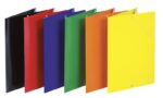 Teczka z gumką DONAU, karton, A4, 400gsm, 3-skrz., zielona - obrazek 2