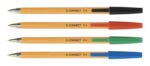 Długopis Q-CONNECT z wymiennym wkładem 0,4mm (linia), niebieski - obrazek 2